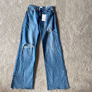 ZARA Wide Leg Jean Size US6